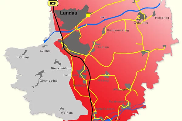 Versorgungsgebiet Strom