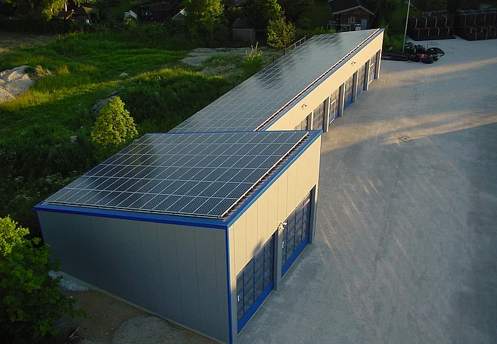 PV-Anlage Lagerhalle Stadtwerke