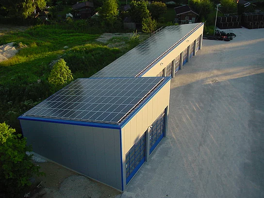 PV-Anlage Lagerhalle Stadtwerke
