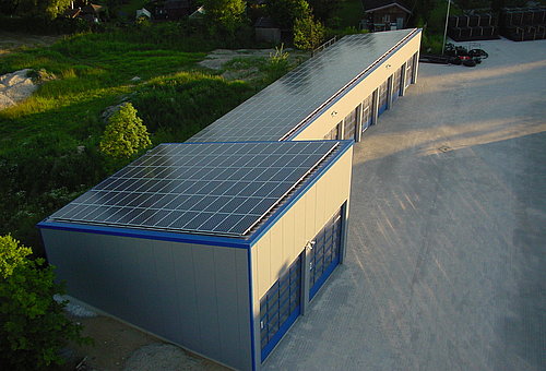 PV-Anlage Lagerhalle Stadtwerke